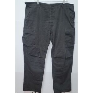 Rothco Battle Men Vintage XL Paratrooper Black‎ Military Cargo Pant Y2K Gorpcore